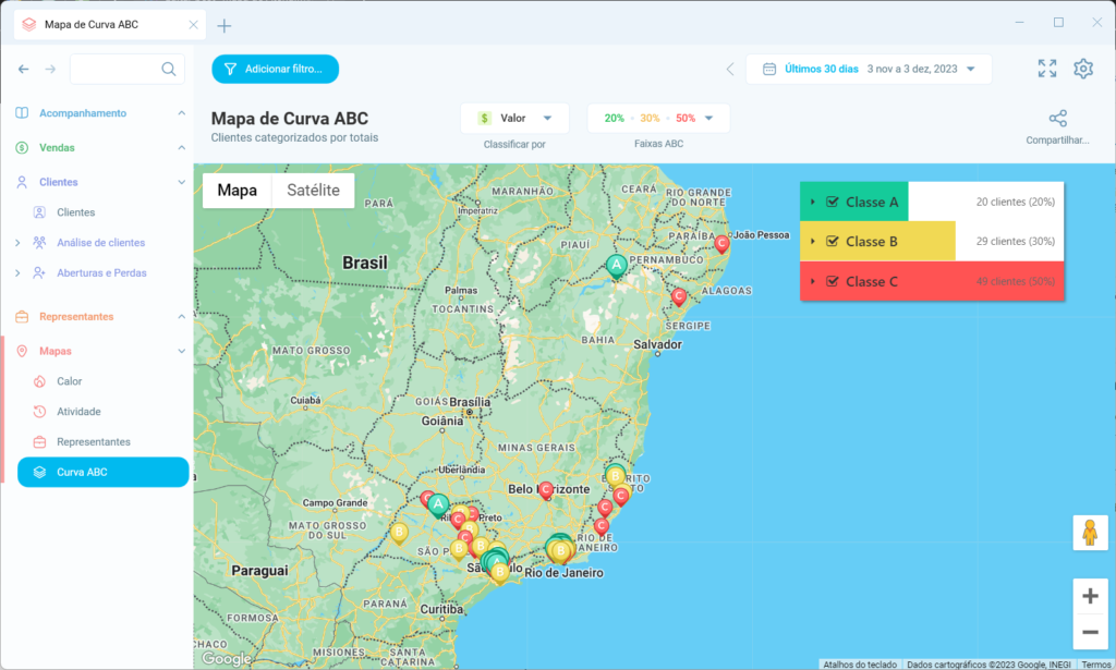 Mapa De Atendimento De Representantes Como Visualizar No Google Maps