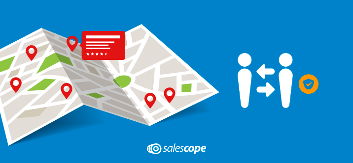 Como criar um mapa de clientes e representantes, e compartilhar com a equipe de vendas