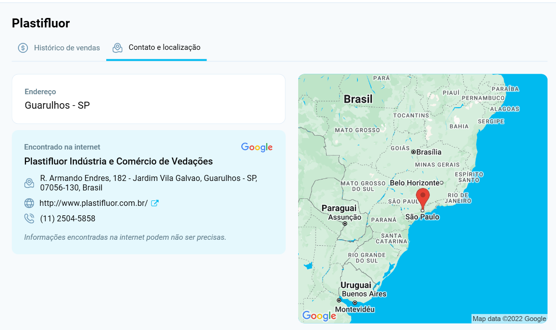 Salescope 49: Novas informações de contato dos clientes