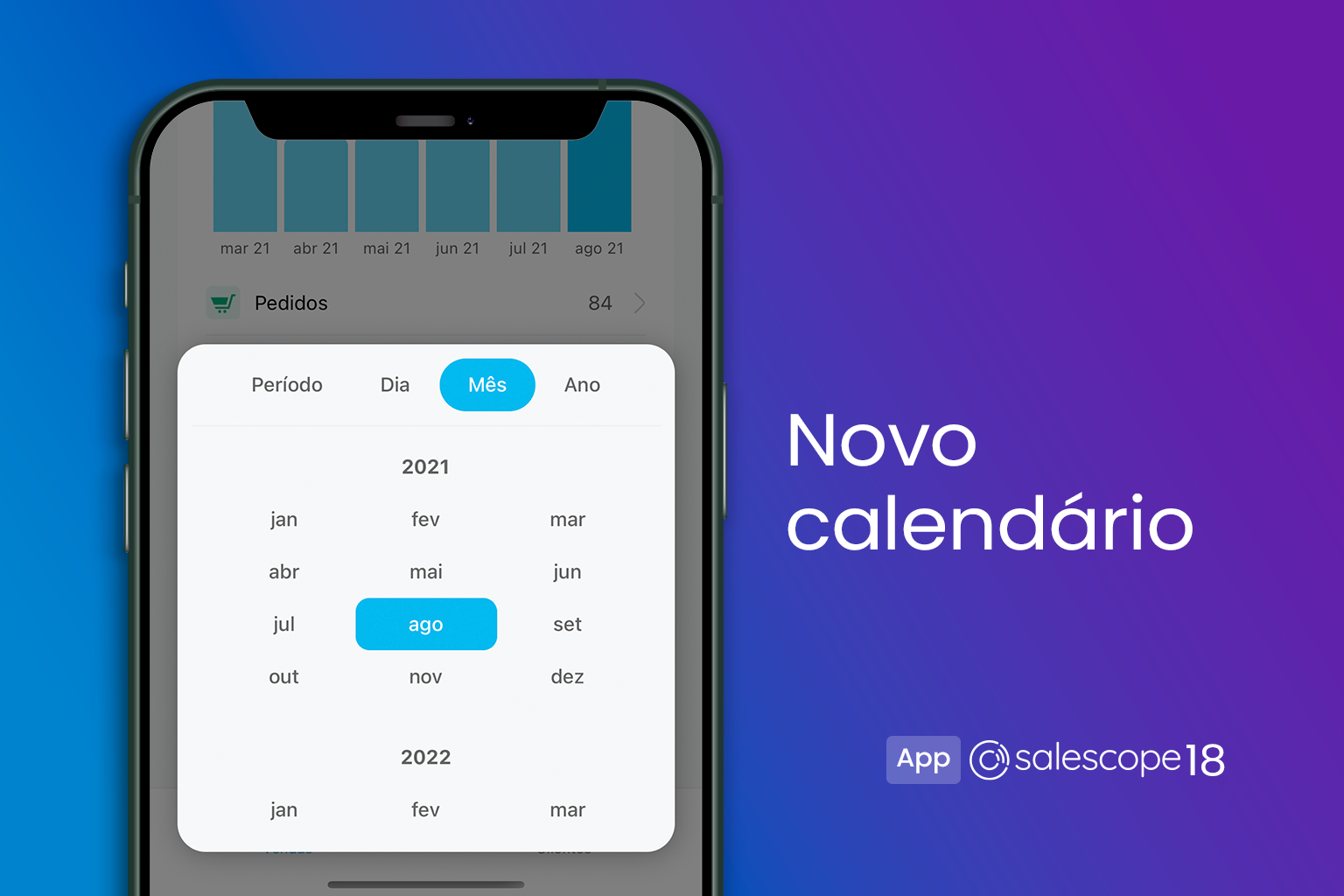 Novo calendário [Salescope App 18]