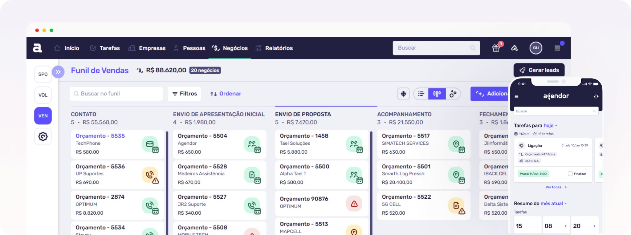 Agendor CRM