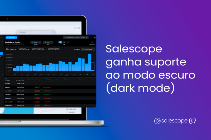 Salescope ganha suporte ao modo escuro (dark mode) [Salescope 87]