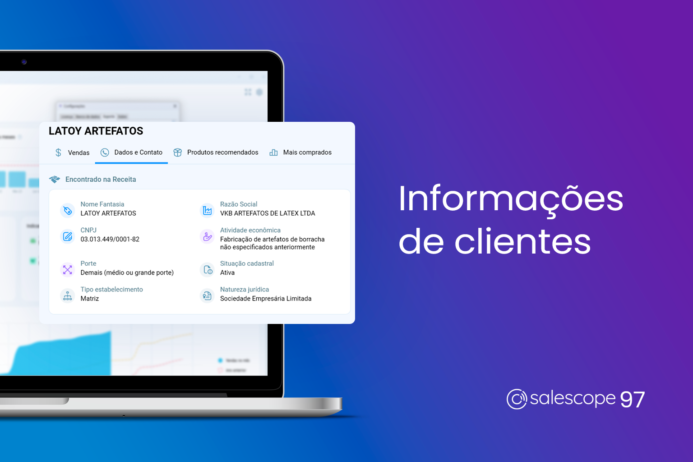 Novidade: Informações de clientes [Salescope 97]