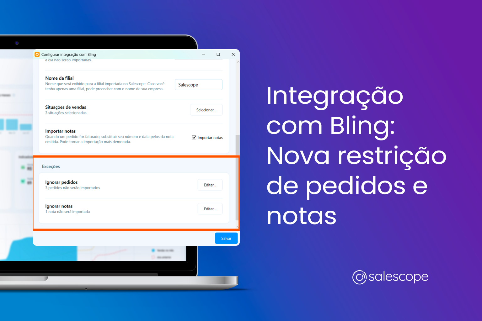 Integração com Bling: Nova restrição de pedidos e notas