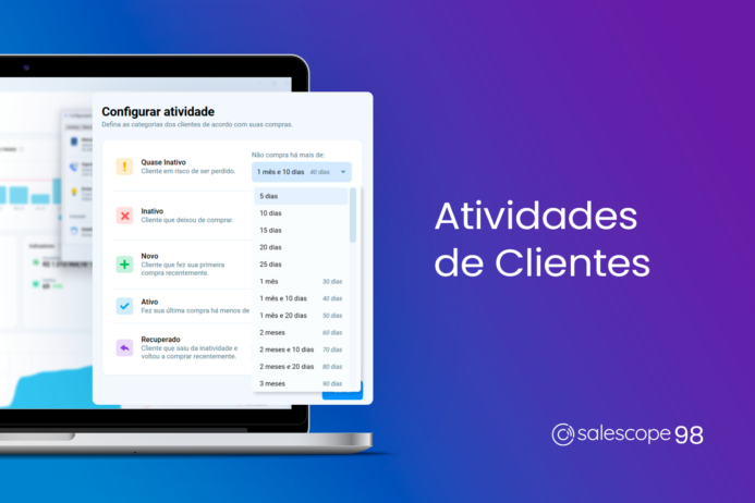 Novidades em atividades de clientes [Salescope 98]