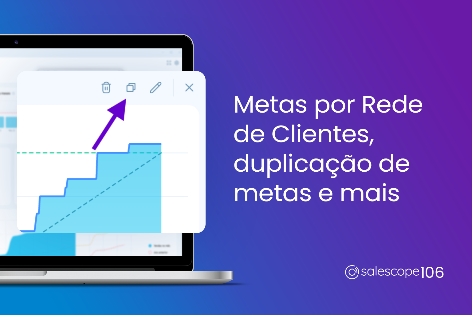 Metas por Rede de Clientes, duplicação de metas e mais [Salescope 106]