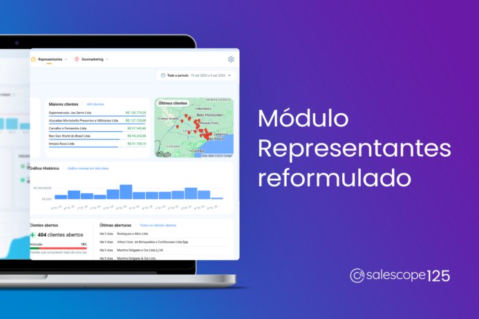 Módulo Representantes reformulado [Salescope 125]