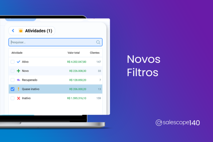 Novos filtros [Salescope 140]