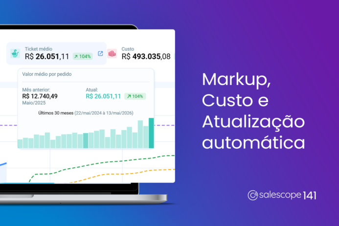 Markup, Custo e Atualização automática [Salescope 141]